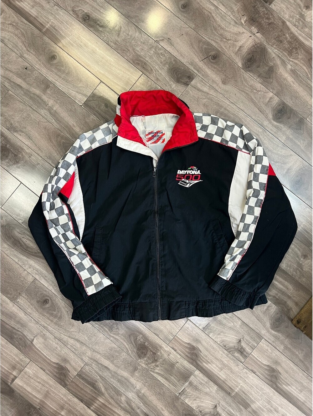 Vintage Daytona 500 Chevy Racing Jacket-American Made-Sz XL